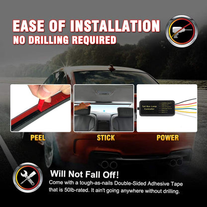 LED Spoiler - Universal Rear Lip Kit Shopzyx