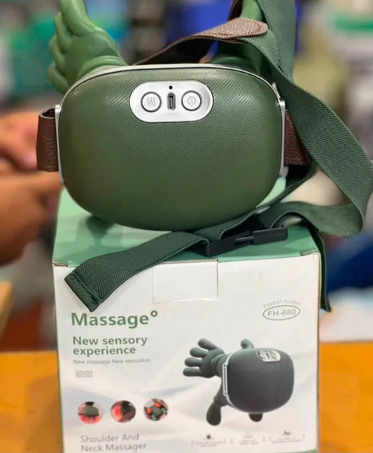 Hand Shape Neck & Shoulder Massager – Shiatsu Deep Kneading with Heat sap mart