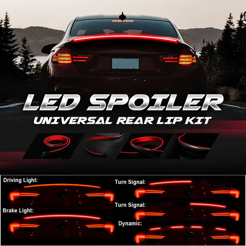 LED Spoiler - Universal Rear Lip Kit Royal Carts